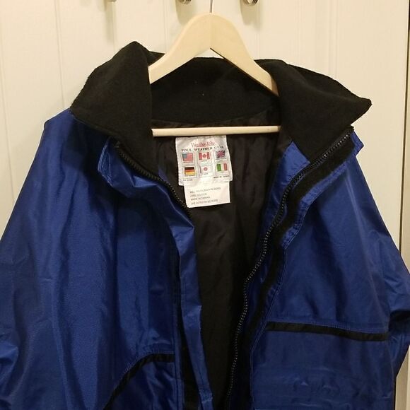 Men's Weather-Rite Size Large Long Sleeve Storm coat Waterproof / Insulated - Picture 9 of 10